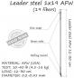 Preview: L.O. Stahlvorfach 1x19 - 25cm - 0,30mm 10,0kg