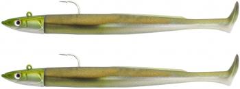 Fiiish Crazy Paddle Tail 100 - Double Combo Offshore 10g - Kaki