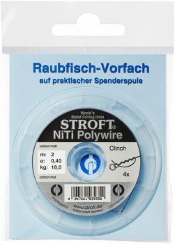 Stroft Stroft NiTitanium Polywire 2m 1x7 - 0,40mm-18,0kg Polywire 2m-1x7-0,35mm-14,0kg