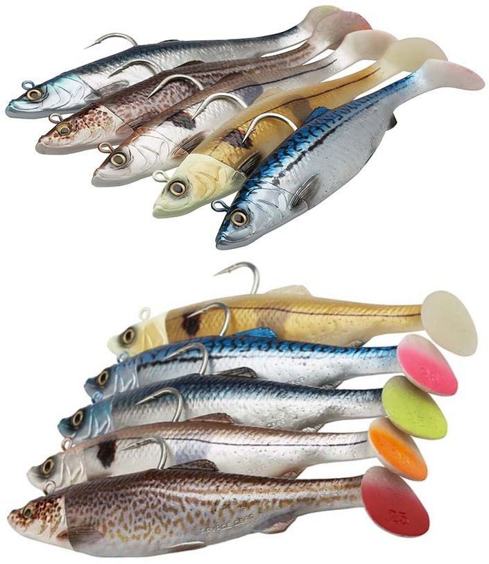 Kunstk Der In Rauen Mengen Savage Gear D Herring Big Shad Cm G Glow Haddock