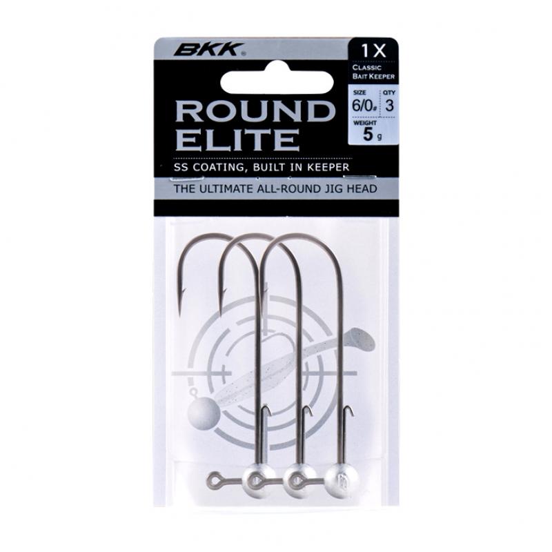 BKK Round Elite Classic Jig Head - Gr. 3/0 - 12g