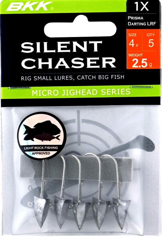 BKK Silent Chaser Prisma Darting Jighead Micro Gr.4 -3.5g