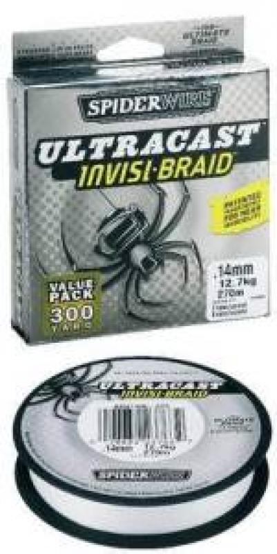 Kunstköder in rauen Mengen Spiderwire Ultracast Invisi Braid - 270m -  0,35mm 36,5kg