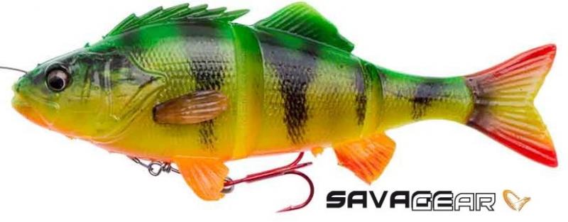 Savage Gear 4D Line Thru Perch - Firetiger 23cm SS 145g