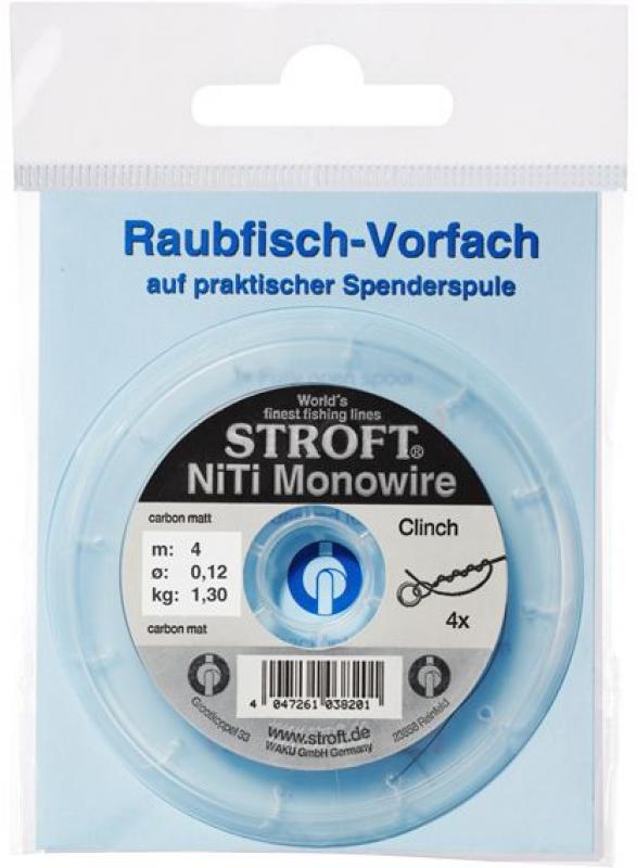 Stroft NiTitanium Monowire 4m-0,25mm-7,0kg