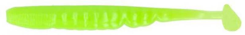 5" Bait Breath T.T.Shad Slim - Glow Lime Chart.