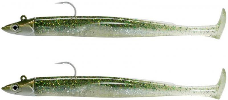 Fiiish Crazy Paddle Tail 120 - Double Combo Shore 7g - Pearl Green