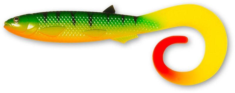 Quantum Yolo Curly Shad 26cm - Firetiger Hot Tail