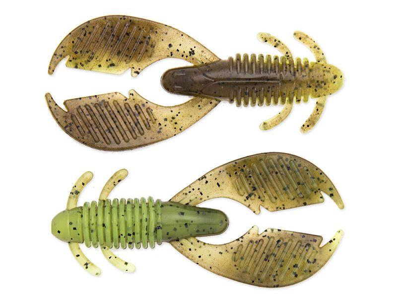 3" AX Craw - Reins - Green Pumpkin Chart. (lam)