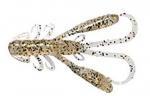 3.5" Rush Craw - 143 Clear Black Gold Flake