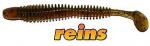 3" reins Bubbling Shad - Motoroil Pepper